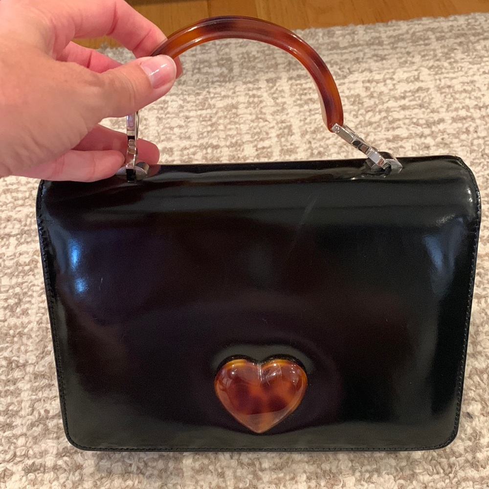 Authentic Moschino handbag use 3 times almost new